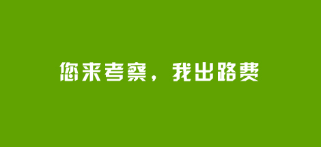 您来考察，我出路费