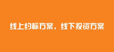 线上约标方案、线下投资方案